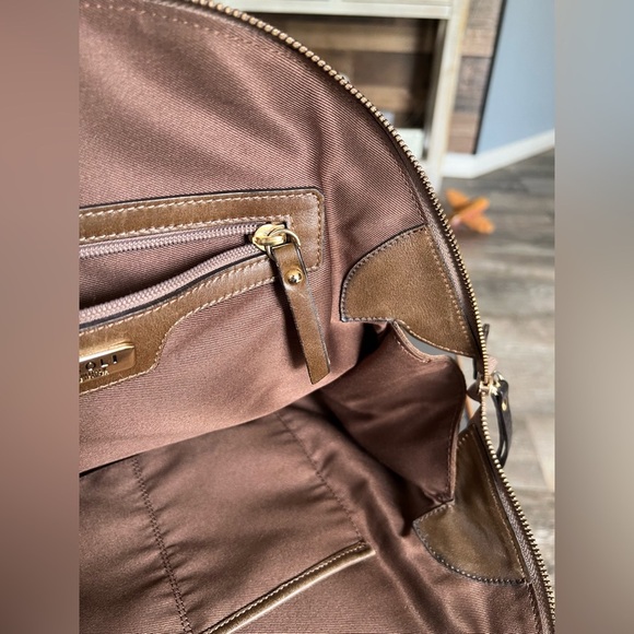 Nicoli Brown and Black Leather Handbag - Picture 12 of 15